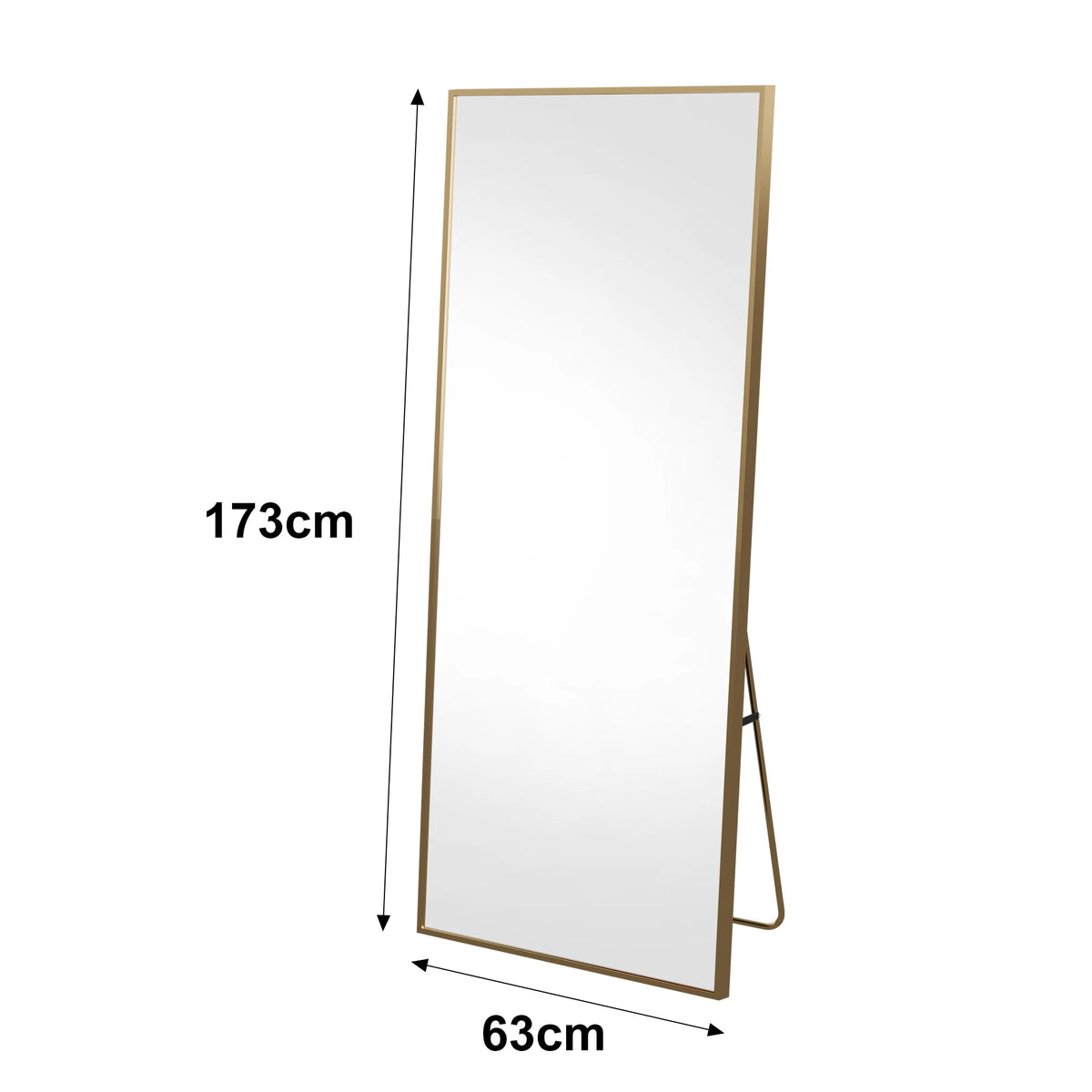 Comanlai Arched Full-Length Mirror Dressing Mirror 164 54