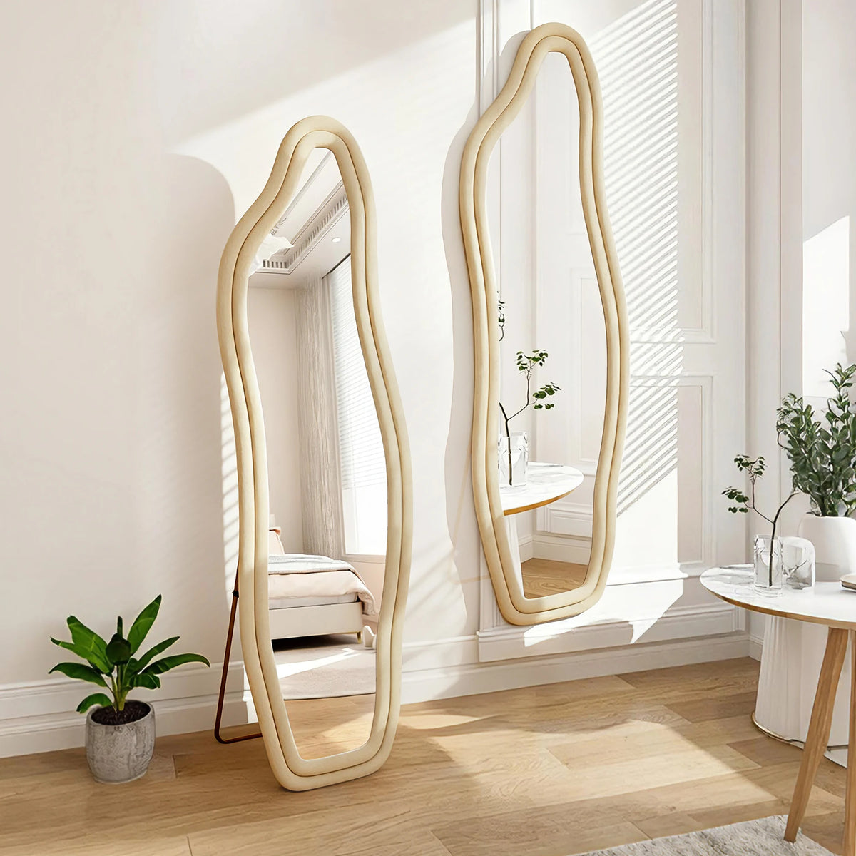 140 45 Cm Irregular Wavy Full Length Mirror