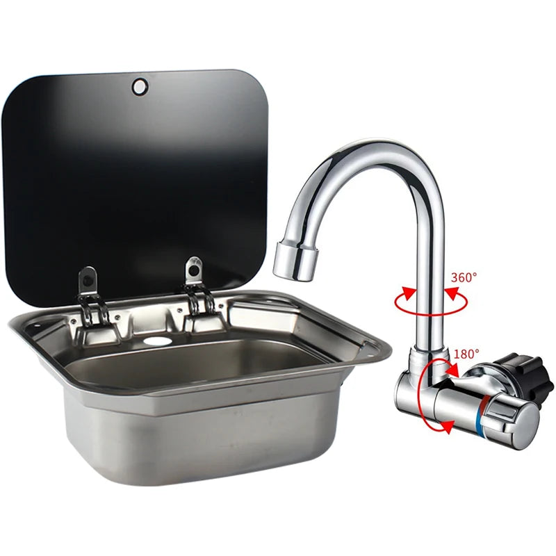 Tytxrv Caravan Rv Sink Stainless Steel Hand Wash
