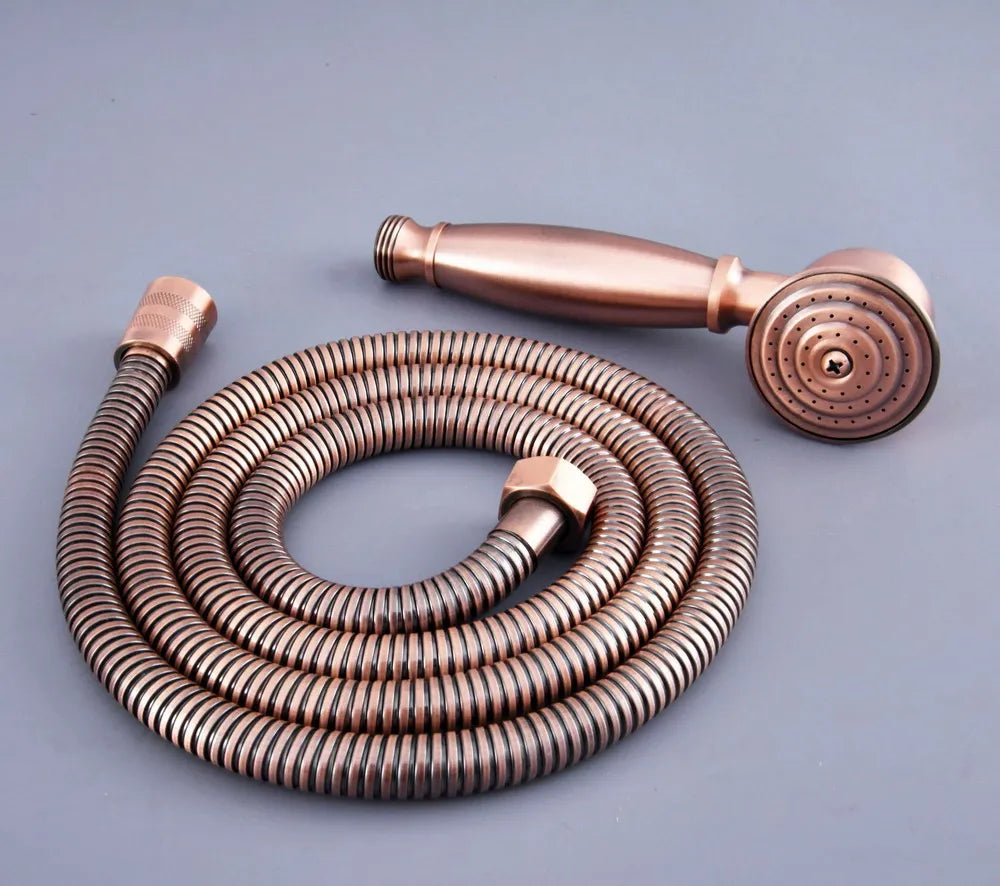 Red Copper Antique Telephone Hand Held Shower Head