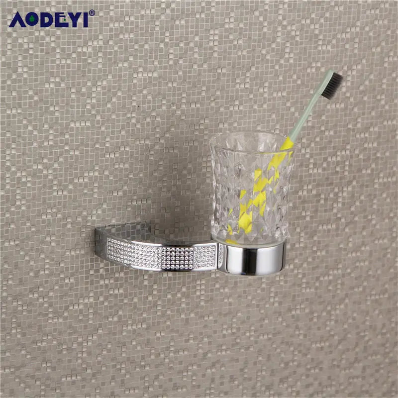 Czech Crystal Bathroom Hardware Robe Hook Towel Rail