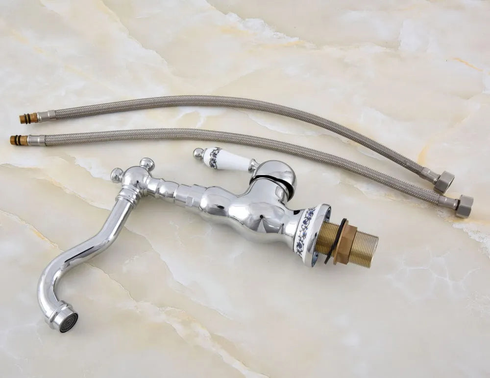 Polished Chrome Basin Sink Faucet Bathroom Basin Mixer
