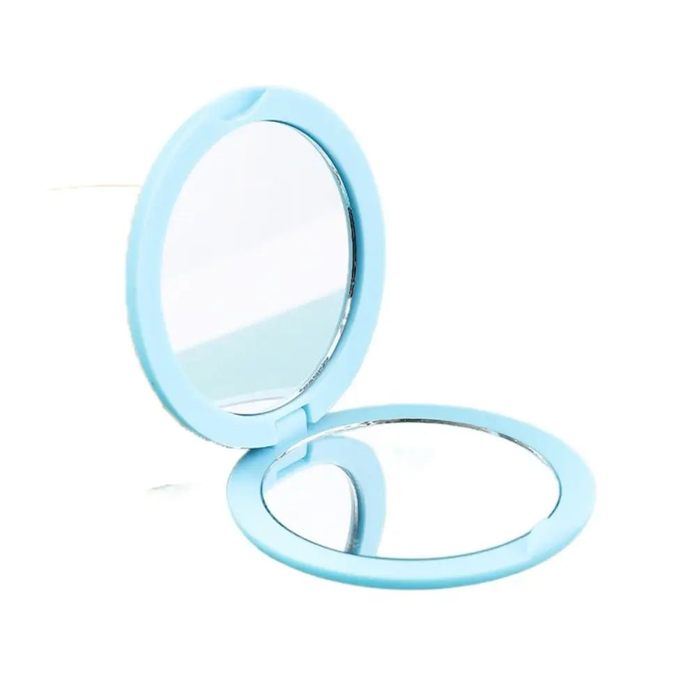 Creative Double Sided Flip Small Round Mirror Cute