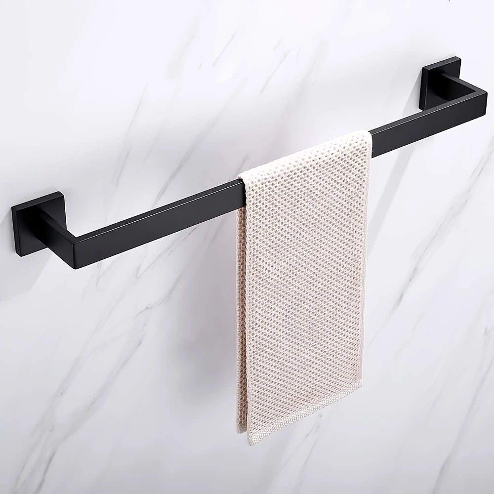Bathroom Stainless Steel Towel Rack Durable Space Saving