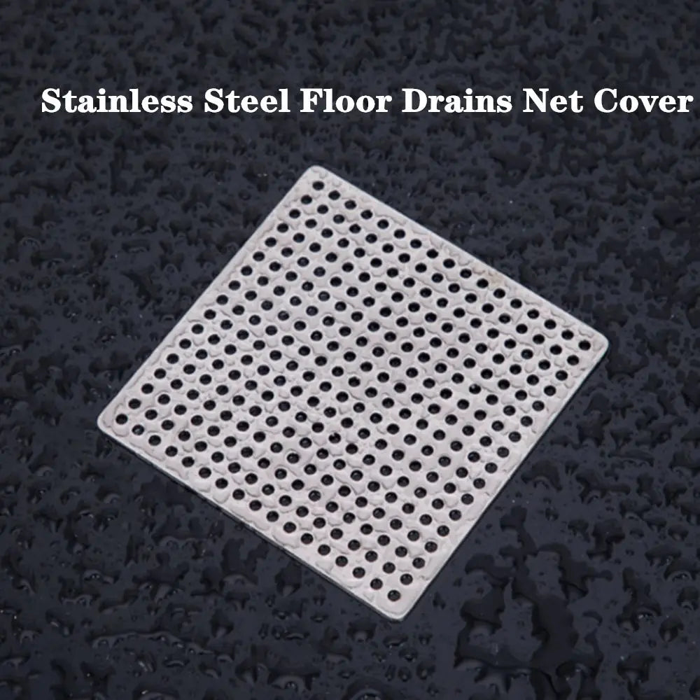 Stainless Steel Floor Drains Net Cover Square Drain