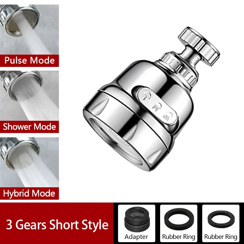 Faucet Extender 360 Degree Rotary Sink Faucet Bubbler