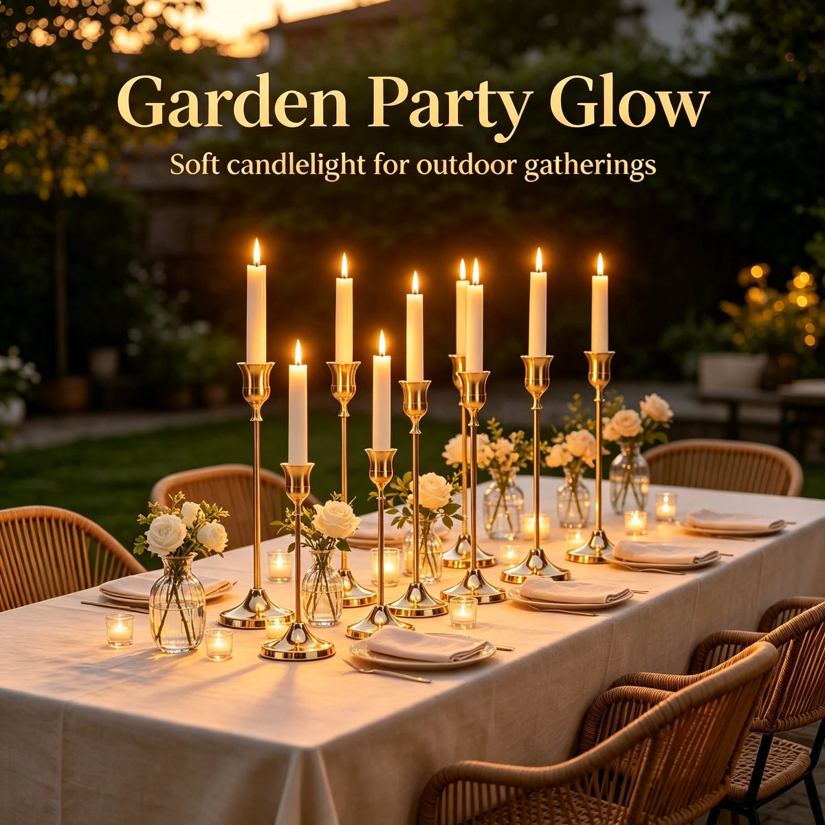 Wedding Decor Slim Stem Candle Holder Of Classic
