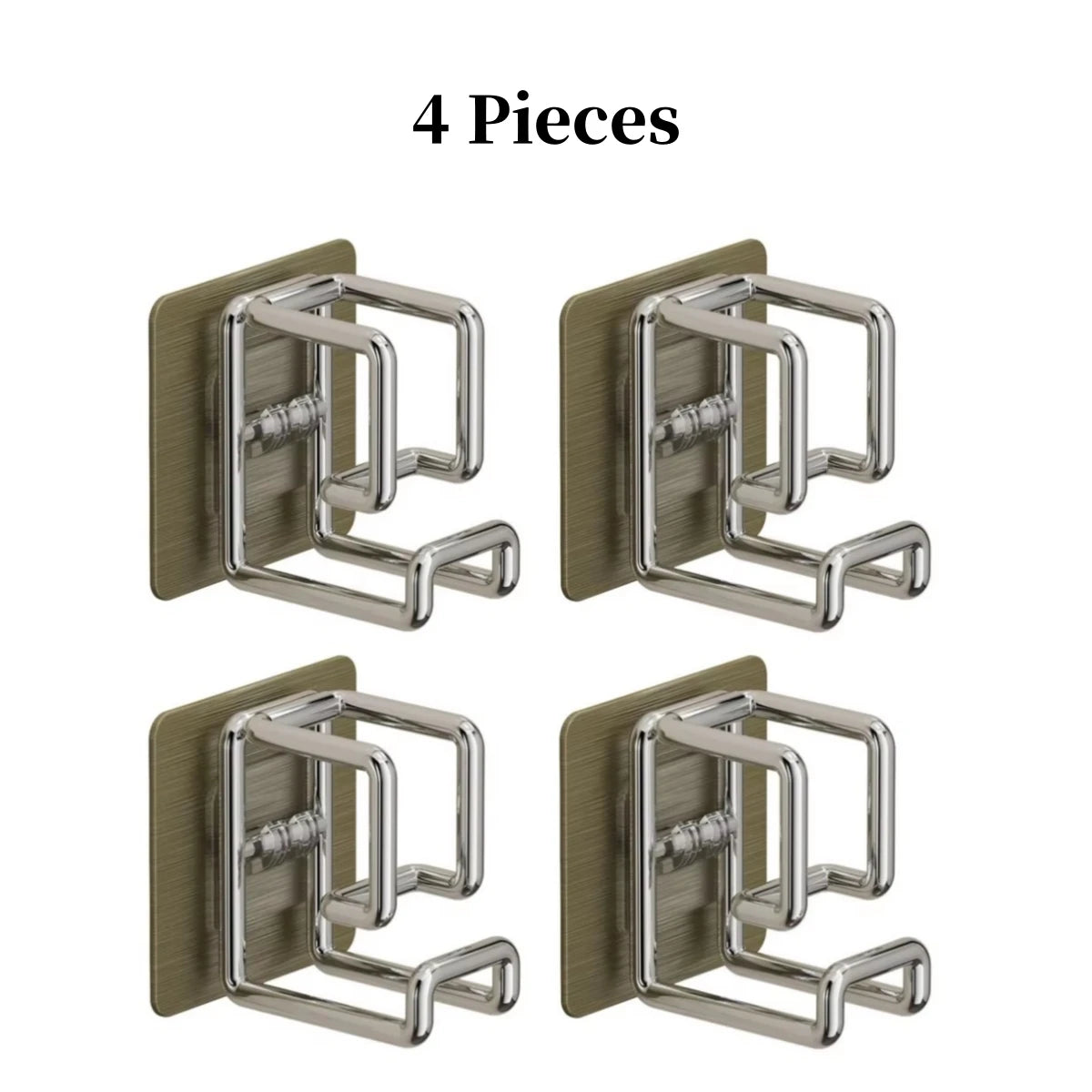 1/2/4/6pcs Stainless Steel Washbasin Hook Punch-Free Bathroom