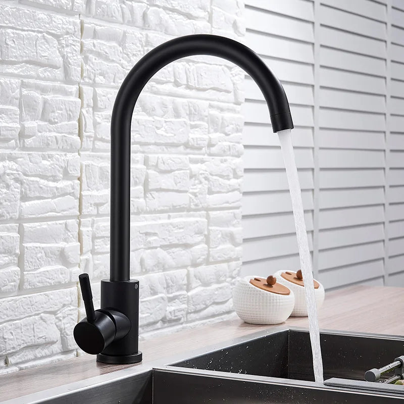 Stainless Steel Faucet 360 Rotatable Stainless Steel Sink