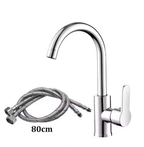 360 Rotatable & Cold Sink Faucet Large Bend