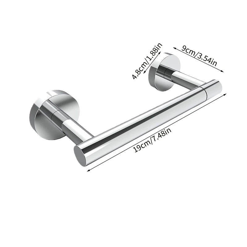 Stainless Steel Toilet Paper Holder Wall Mounted Toilet
