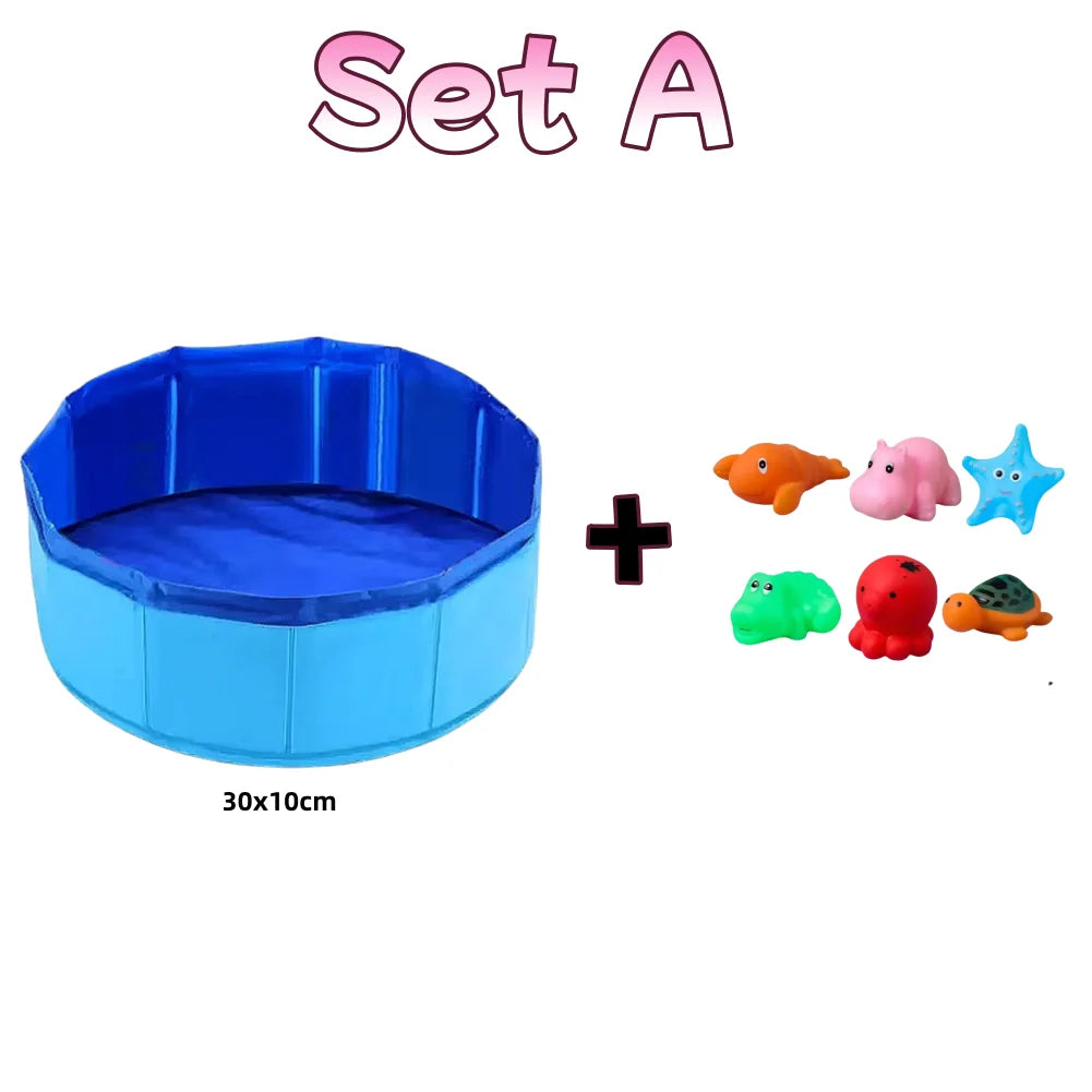 Foldable Pet Water Pool Toy Cats Dogs Summer