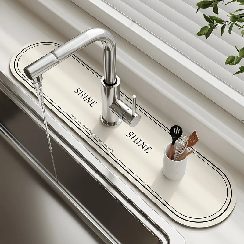 Classic Diotomite Sink Faucet Table Mat Toilet Drain