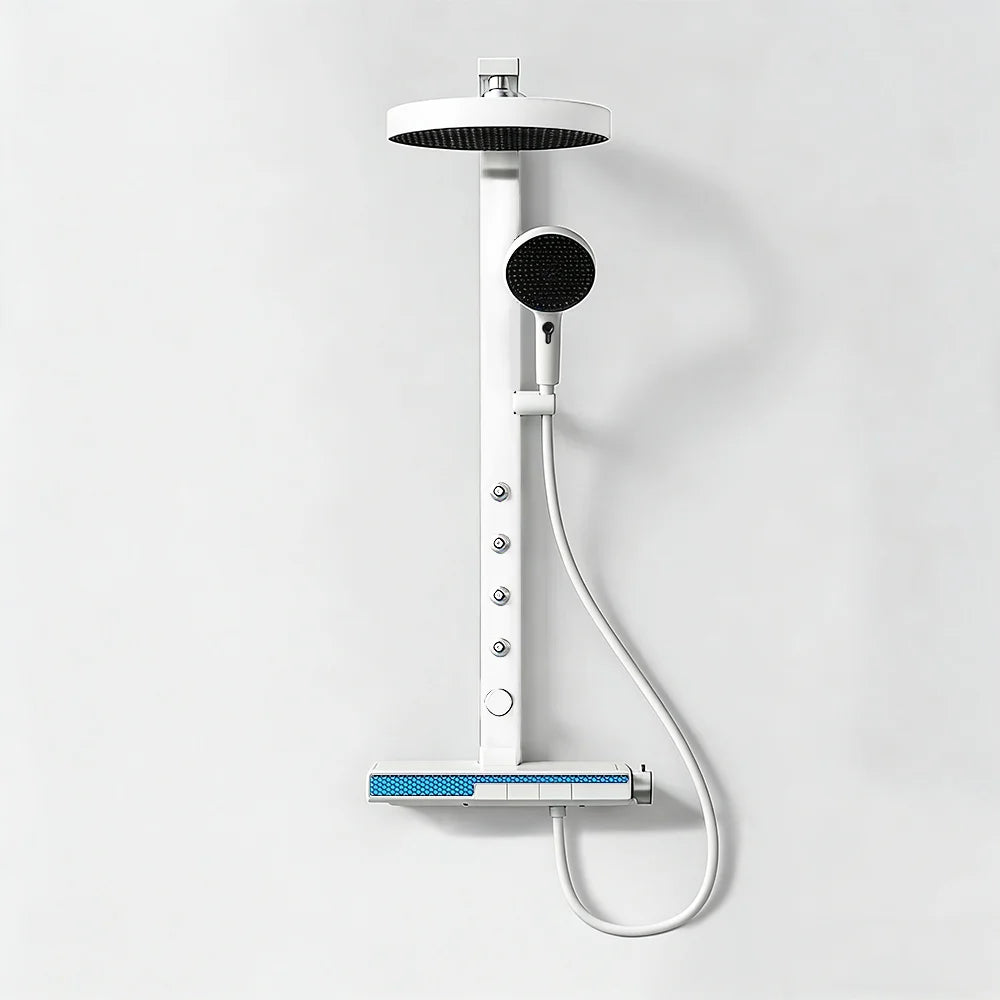 Luxury Spa Jet Shower System Led Display Copper
