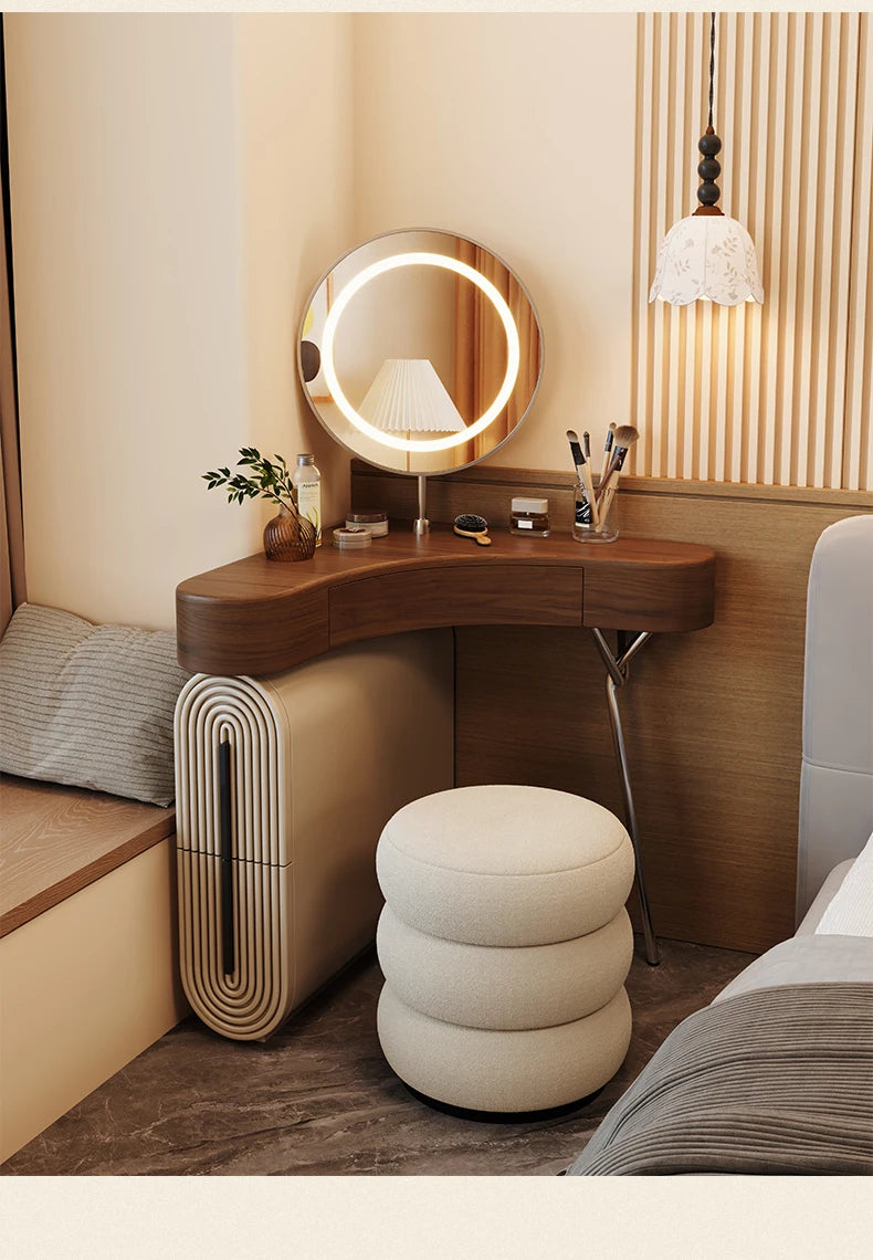 Vintage Unique Vanity Table Aesthetic Elegant Beauty Premium