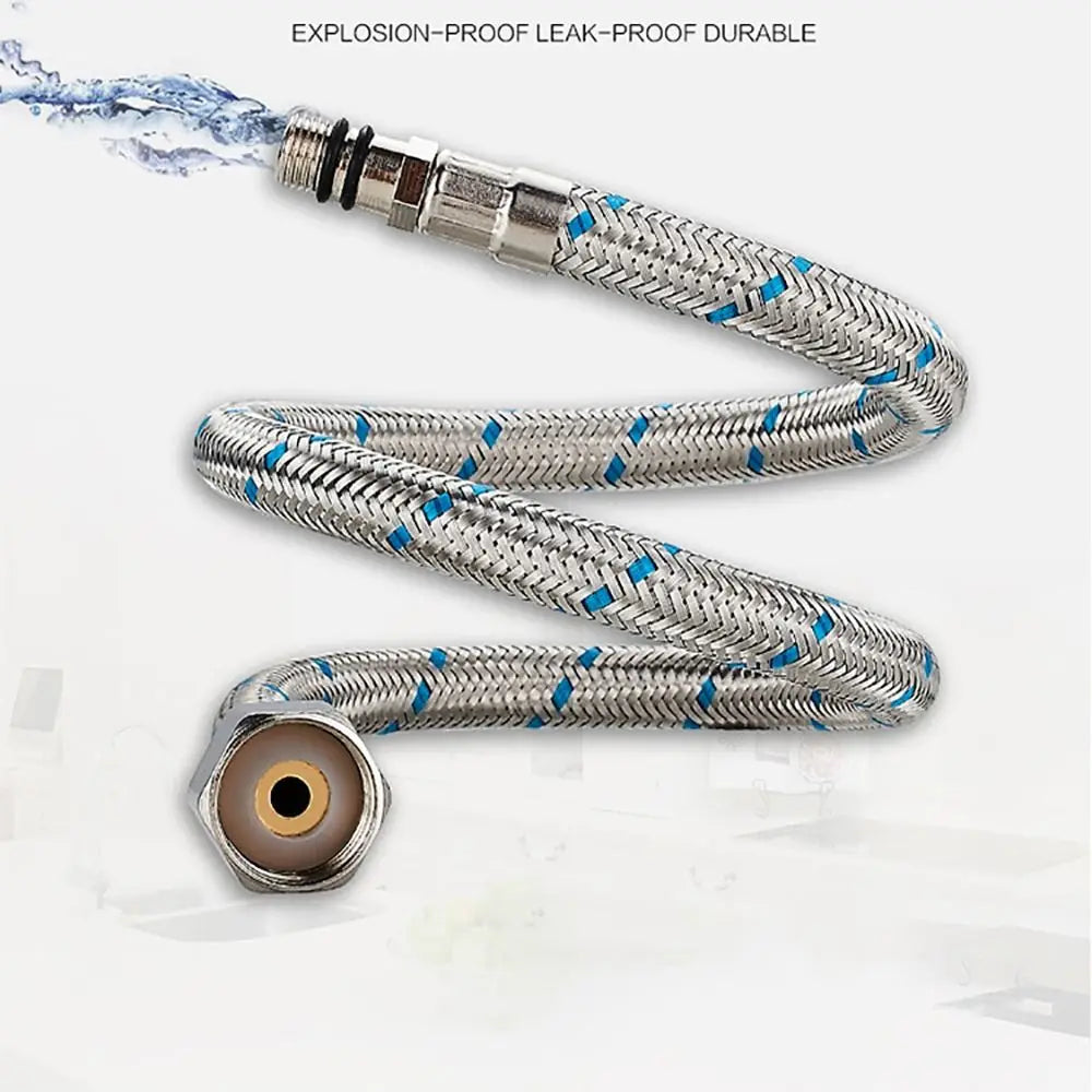 1pair Head Cold Water Inlet Pipe Stainless Steel