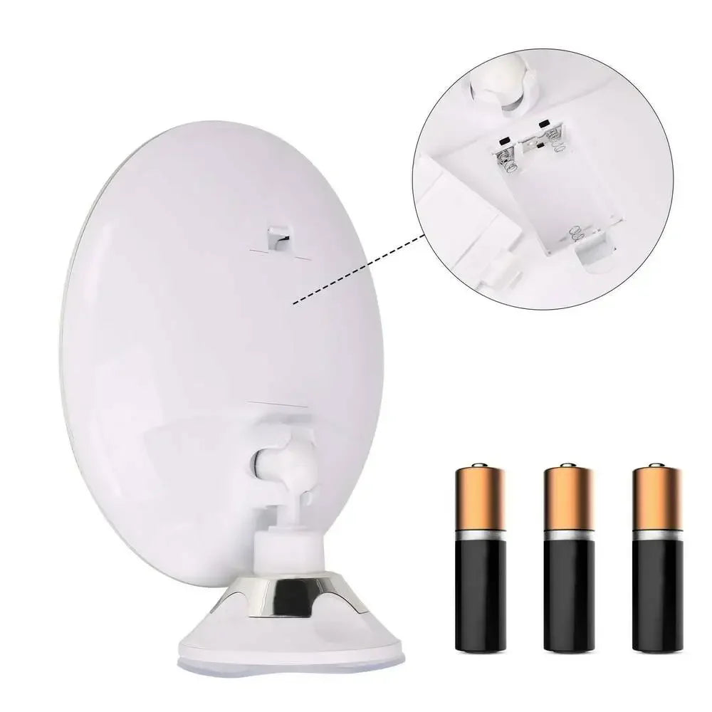 Led Makeup Mirror 10x Magnifier & Flexible Gooseneck
