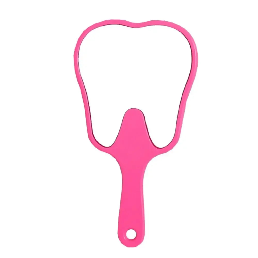 Plastic Tooth-Shaped Mirror Durable Lightweight High-Definition