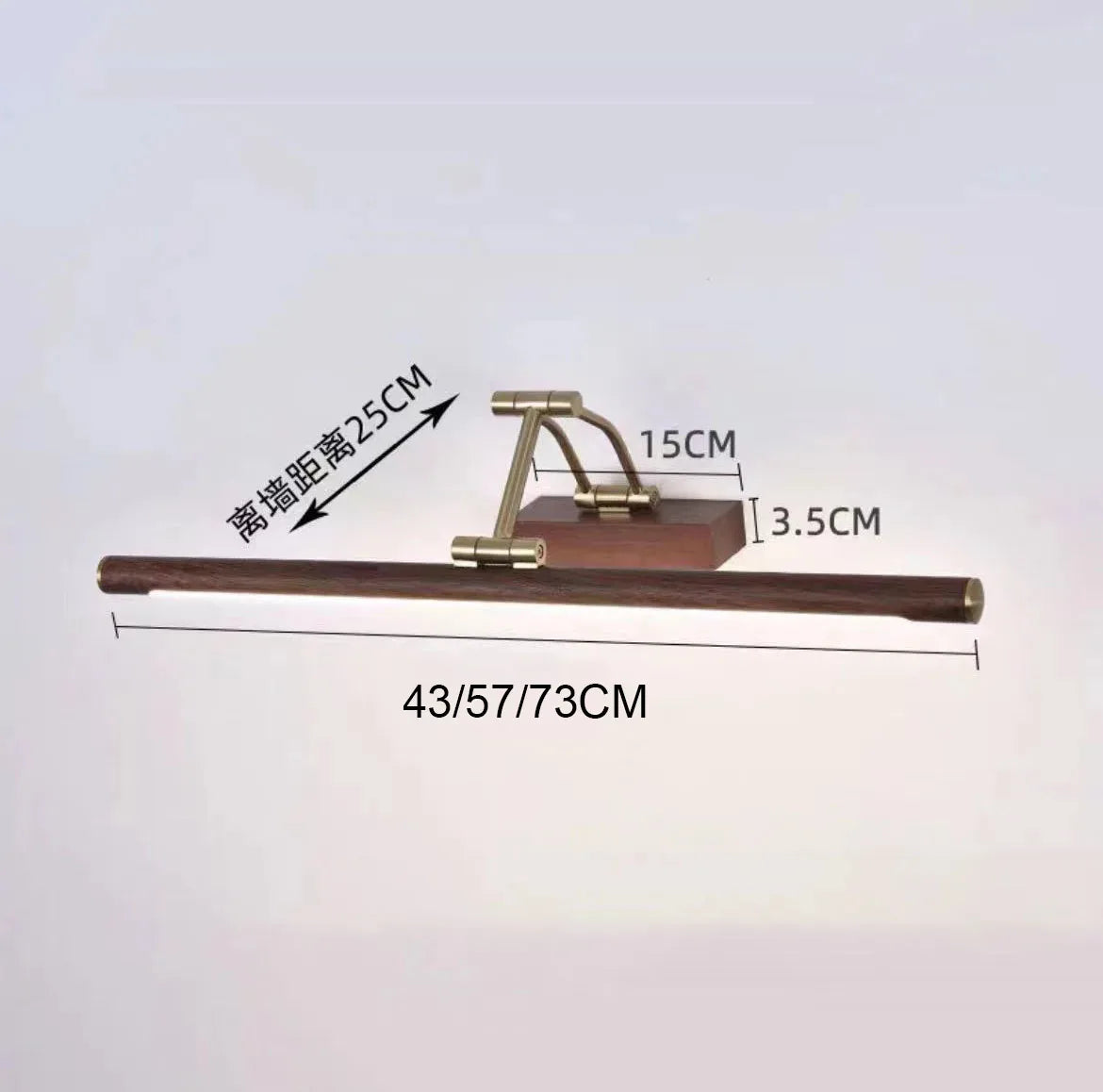 Mirror Front Light Bathroom Mirrors Cabinet Foldable Telescopic