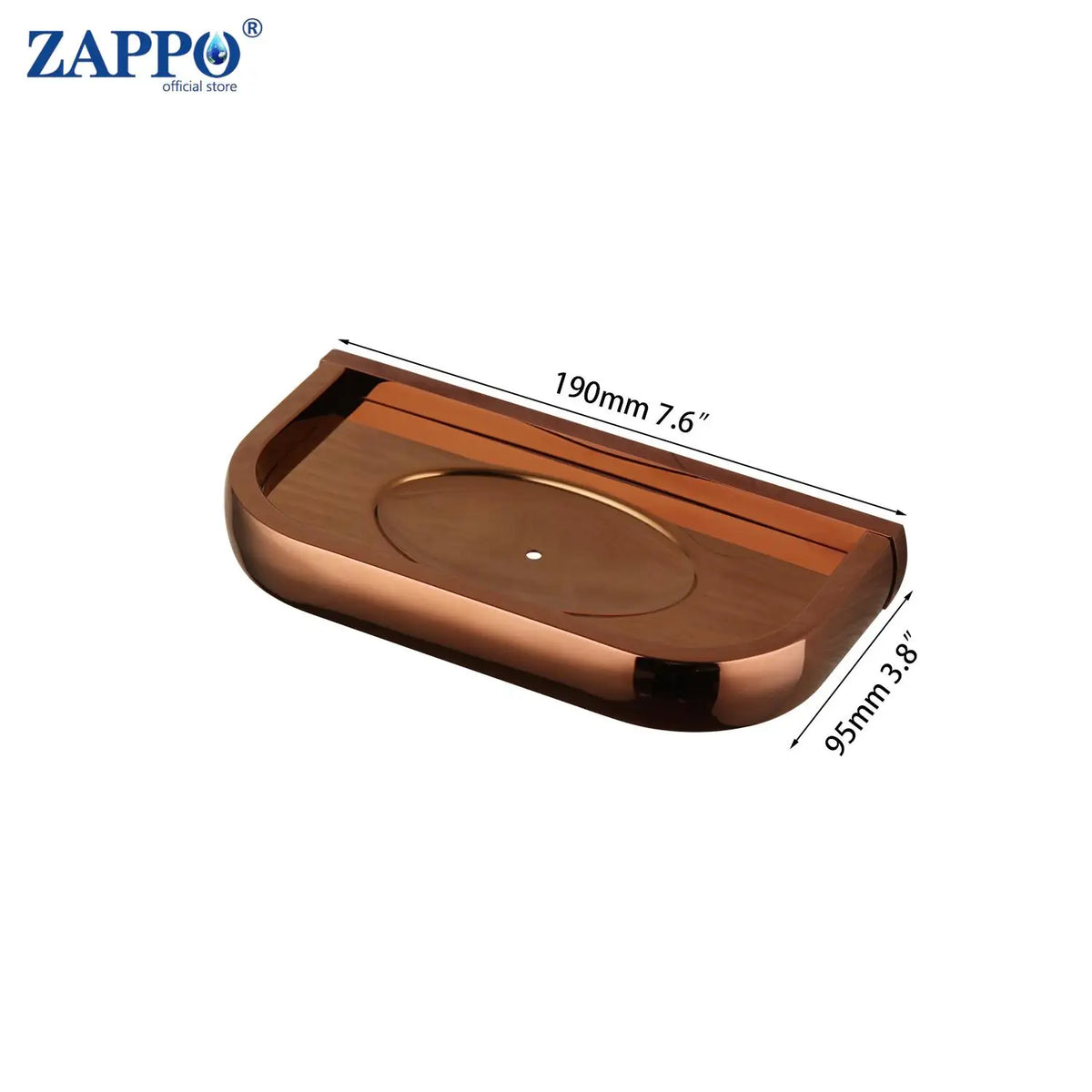 Zappo Rose Gold Wall-Mounted Stainless Steel Clothes Hook