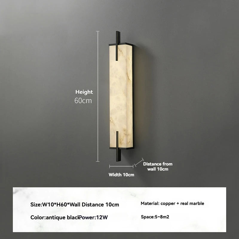 Alabaster Wall Sconces Lamp Natural Marble Wall Sconces