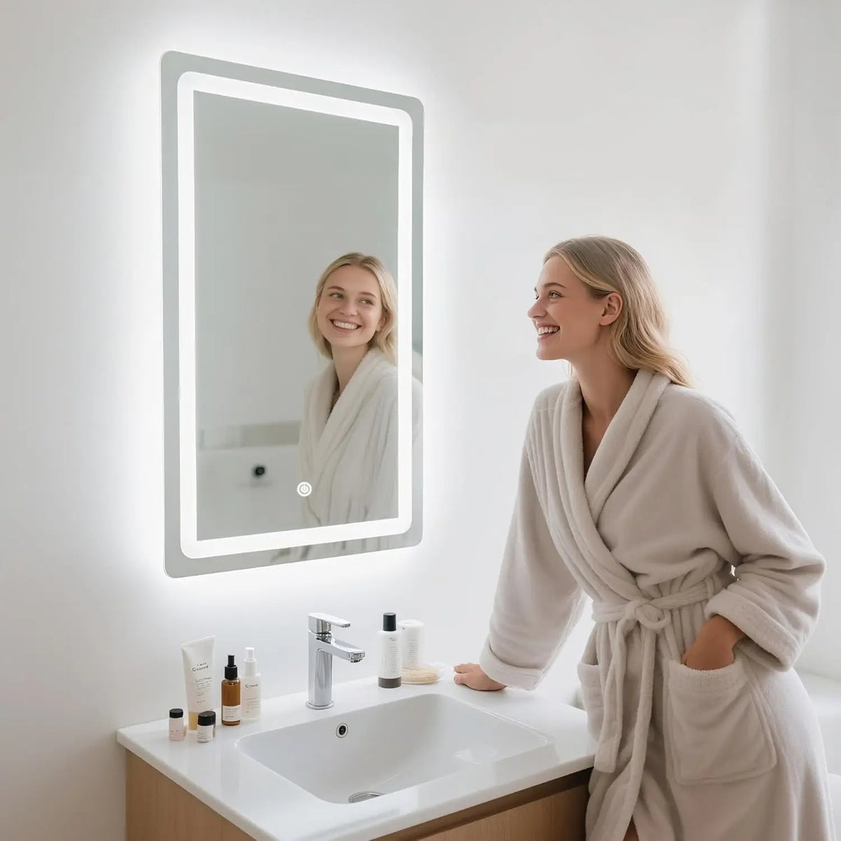 Bathroom Wall Mirror Bathroom Mirror Lighting Mirror Led