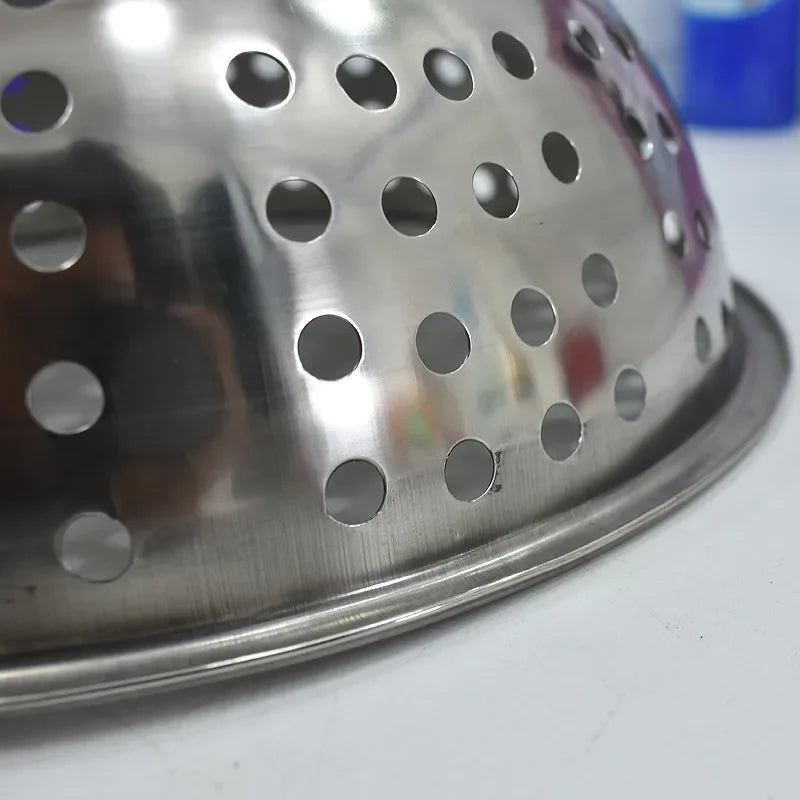 Big Hole Stainless Steel Washing Mesh Vegetable Fruits