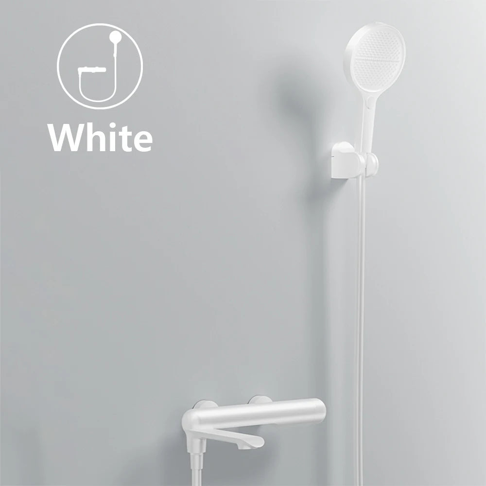 Solid Brass Bathroom Shower Faucet Luxury Bathtub Mixer
