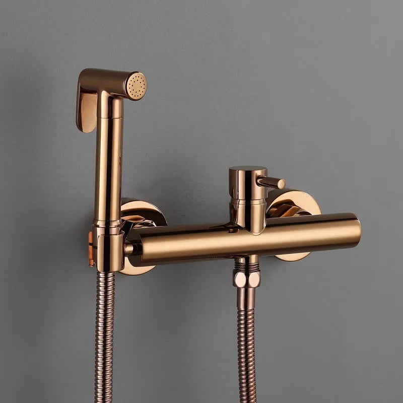 Bidet Faucet Wall Mounted Cold Total Brass Shower