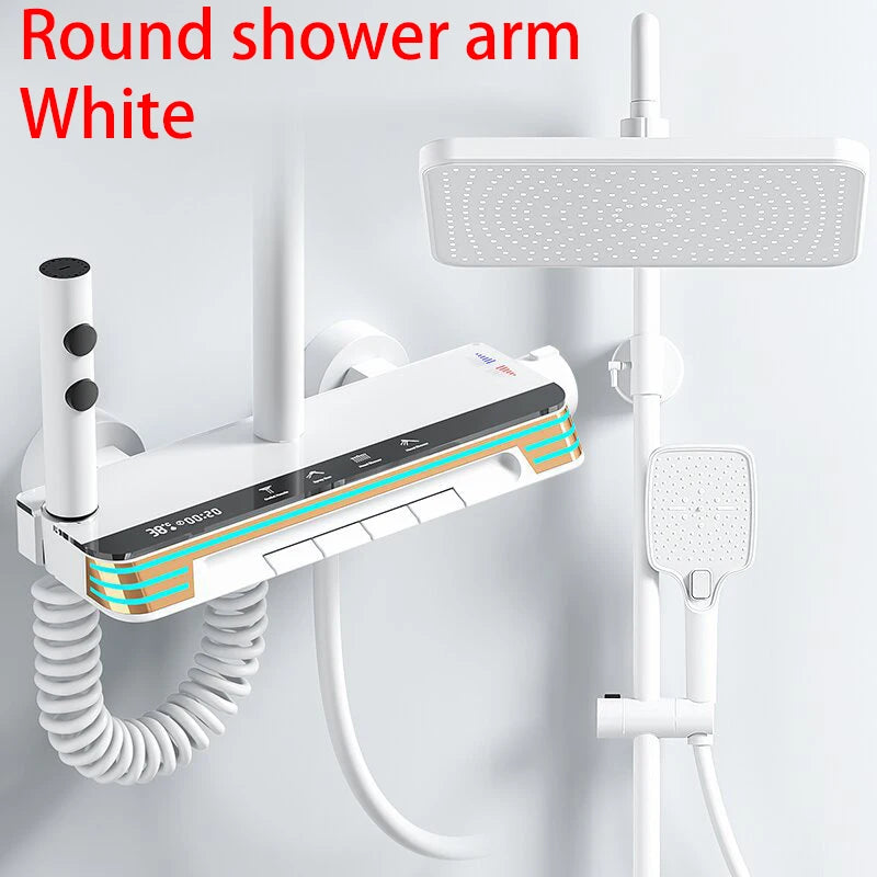 Spa Waist Spray Digital Bathroom Shower Ambient Lighting