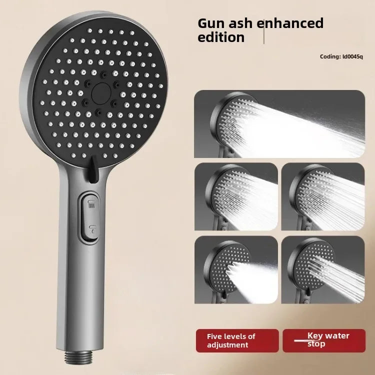 Boosting Showerhead Shower Super Strong Shower Faucet Bathroom