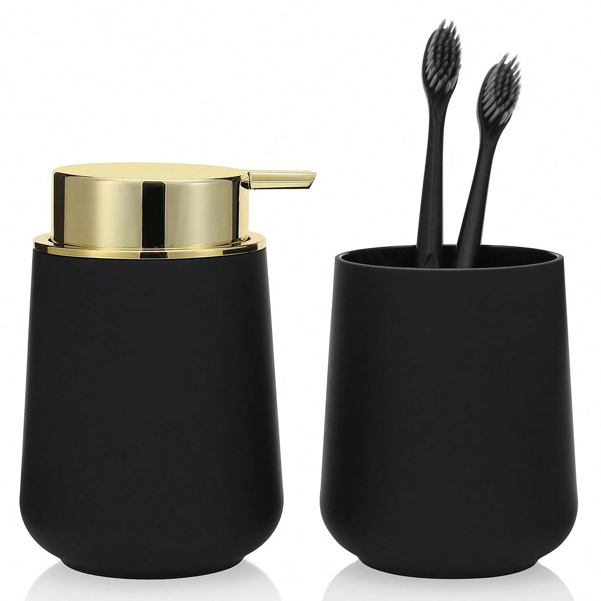 Bathroom Accessory - 2-Piece Soap Dispenser Cup Bathroom