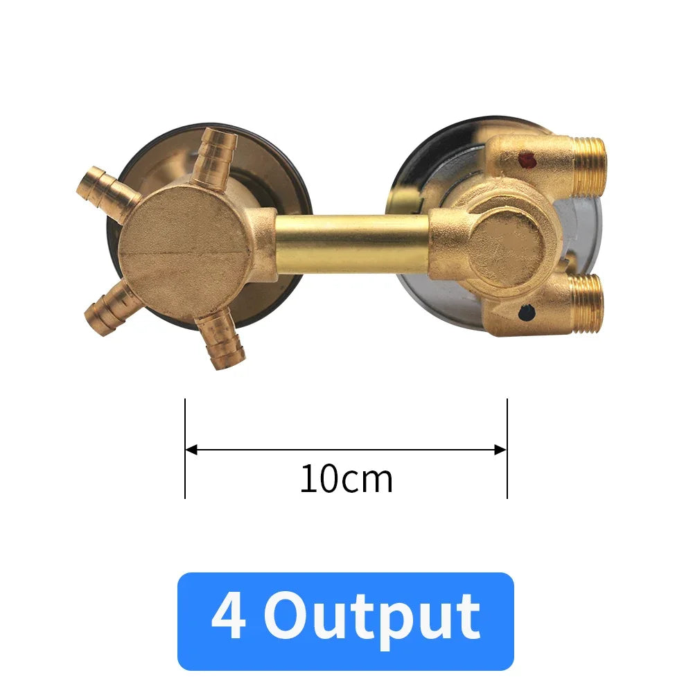 Thermostatic Shower Faucets 2/3/4 Outlet 10cm /12 5cm