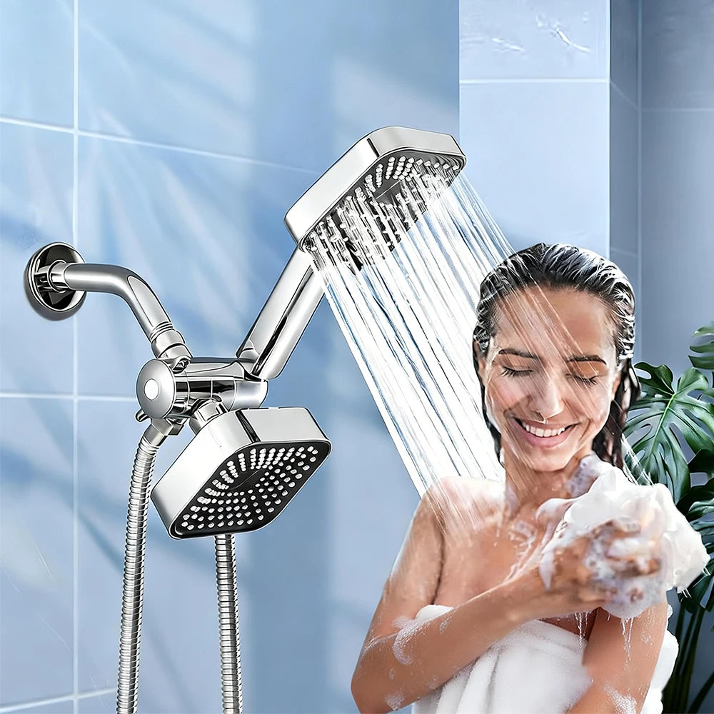 High-Flow Large Nozzle Handheld Shower Head Two-In-One Shower