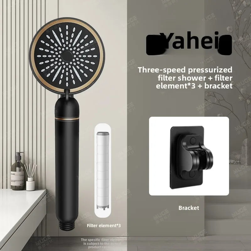 High Pressure Filter Shower Head Chlorine Removal Skin