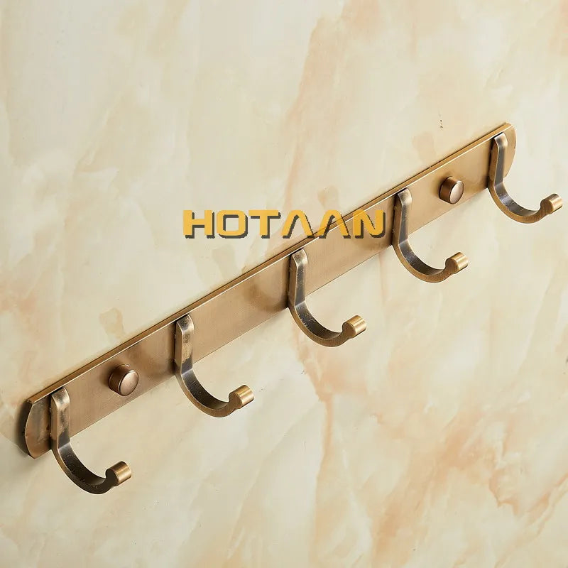 Antique Robe Hook Black Clothes Hook Antique Brass