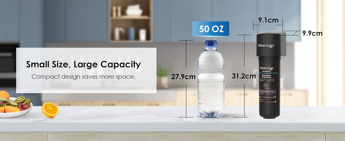 Waterdrop 10ua Under Sink Water Filter System Reduces