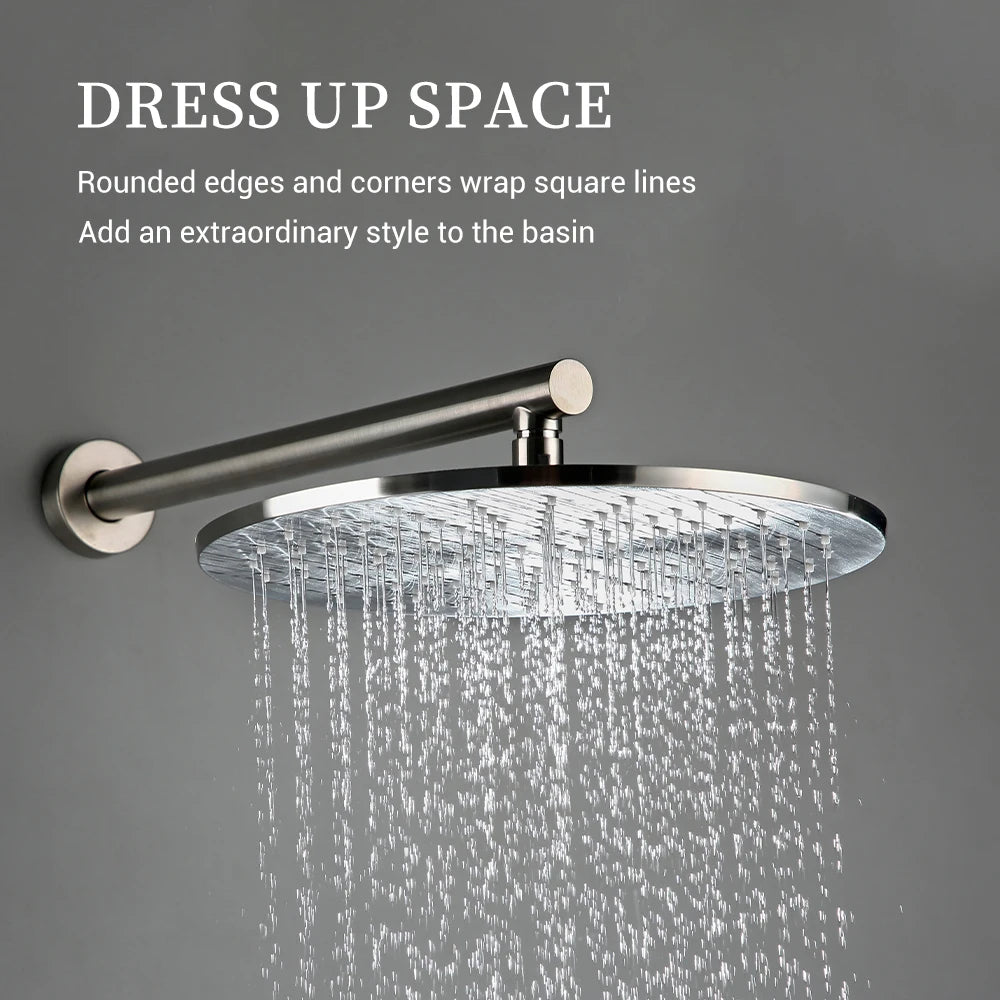 Bagnolux Shower Brass Drawing Concealed Wall Hanging Top