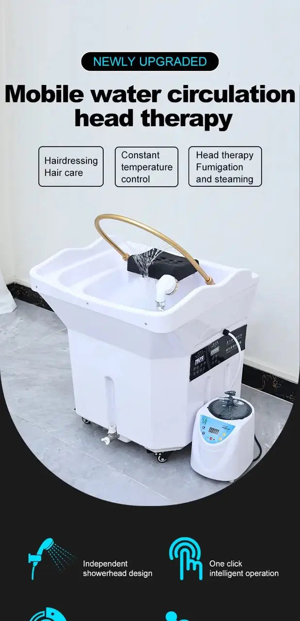Japanese Style Head Therapy Care Shampoo Basin Reclining