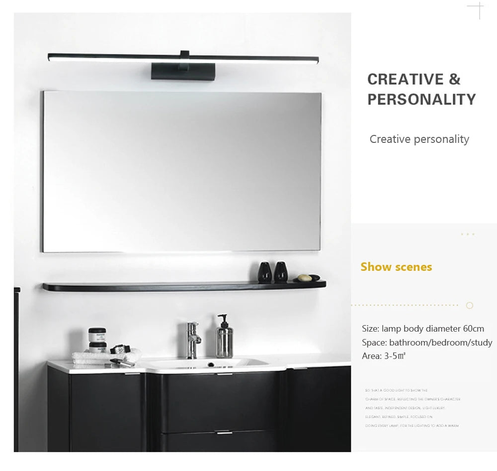 Modern Led Wall Light Bathroom Hardwares Wall Lamp