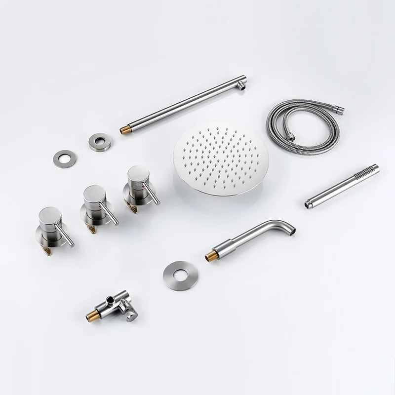 Bathroom Shower Faucet Bathroom Mixer Tap Bathtub Brass