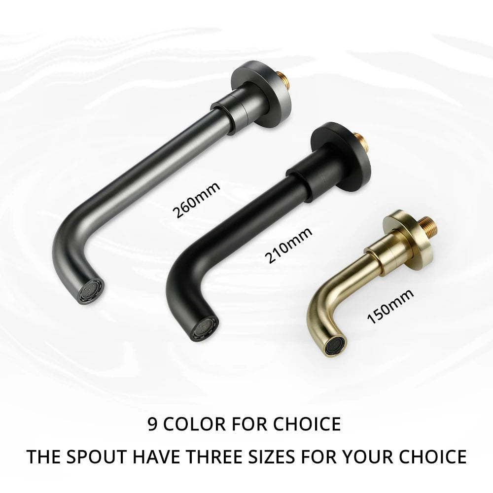 Bagnolux Black Chrome Rose Gold Brushed Polished Brass