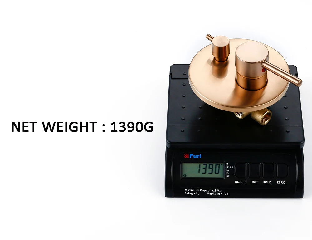 Bathroom Shower Faucet Brushed Rose Gold Smesiteli Brass