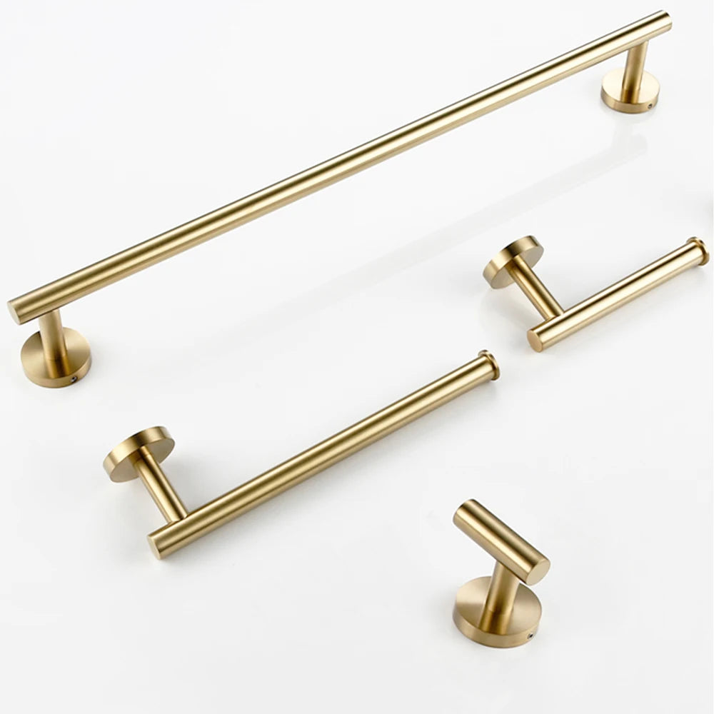 Brushed Gold Bathroom - Wall Mount Hand Towel