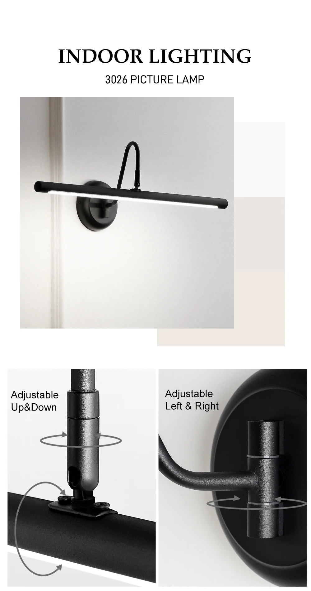 Luckyled Led Wall Lamp 80cm 100cm Ac85-265v Bathroom