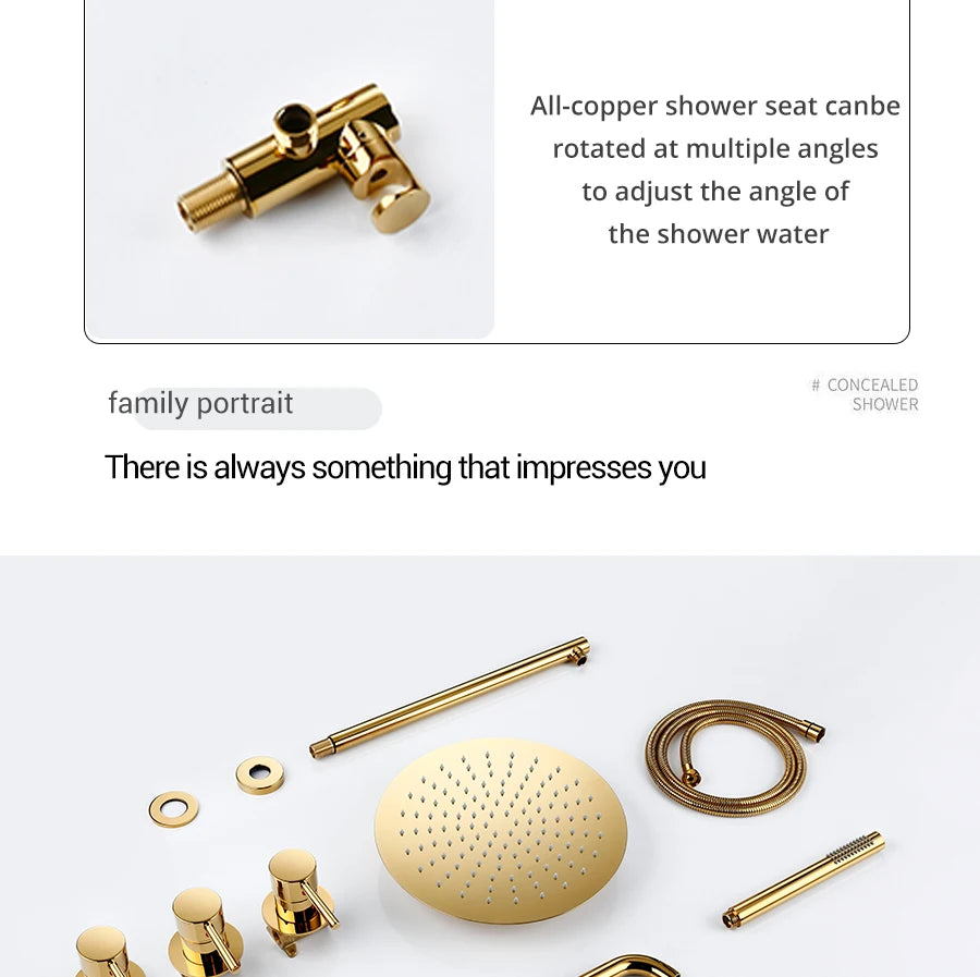 Bathroom Shower Faucet Bathroom Mixer Tap Bathtub Brass