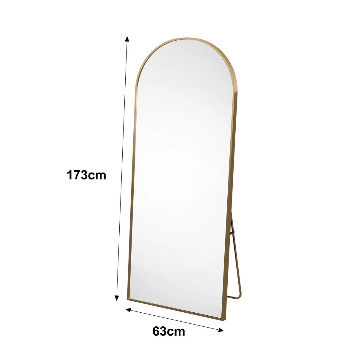 Comanlai Arched Full-Length Mirror Dressing Mirror 164 54