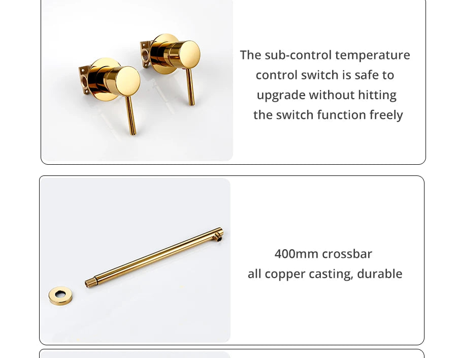 Bathroom Shower Faucet Bathroom Mixer Tap Bathtub Brass