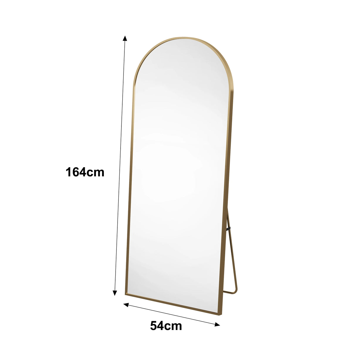 Comanlai Arched Full-Length Mirror Dressing Mirror 164 54
