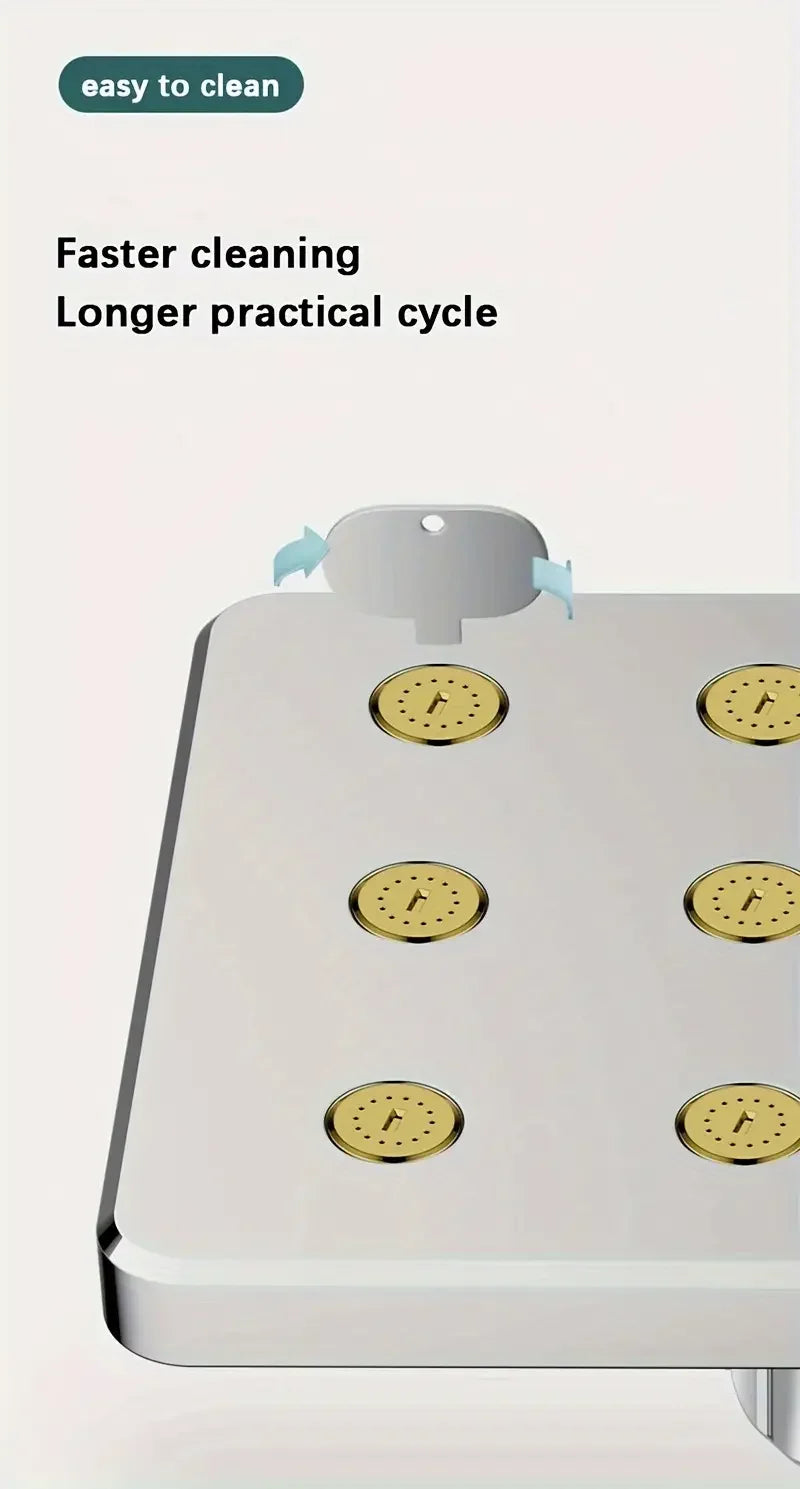 Shower Top Spray Large Water High-Pressure Nozzle Pressurized